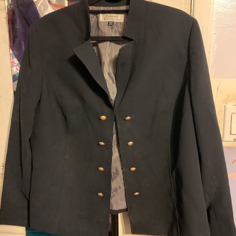 Navy tahari Blazer